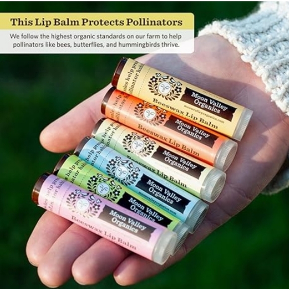 (Pack Of 5) Organics Beeswax Lip Balm for Moisturizing Lips and Cuticles New - Picture 2 of 6